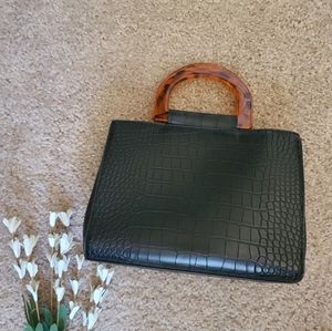 🌻 Madison West Handbag Luccite Handles